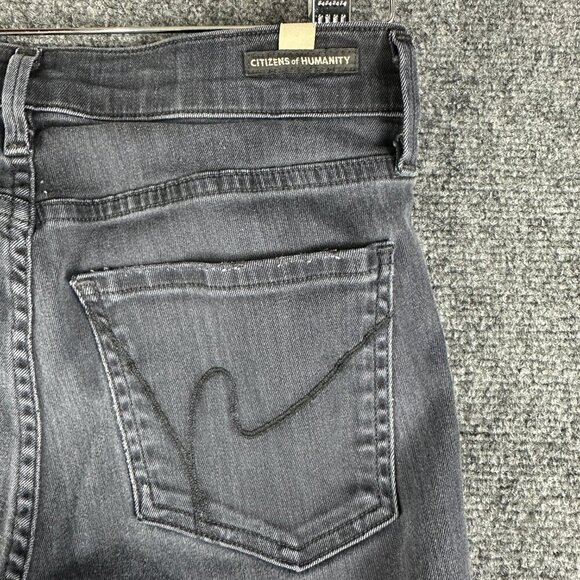 Citizens of Humanity Jeans Womens 26 Avedon Skinny Black Cotton Stretch - Picture 10 of 11